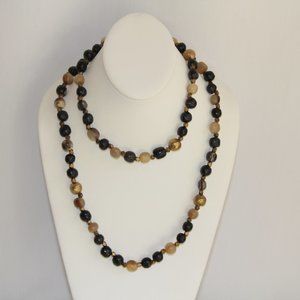 Ashley Pittman “Haba Horn” Long Bead Necklace
